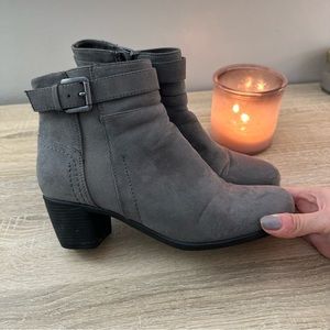 Croft & Barrow Gray Ankle Booties